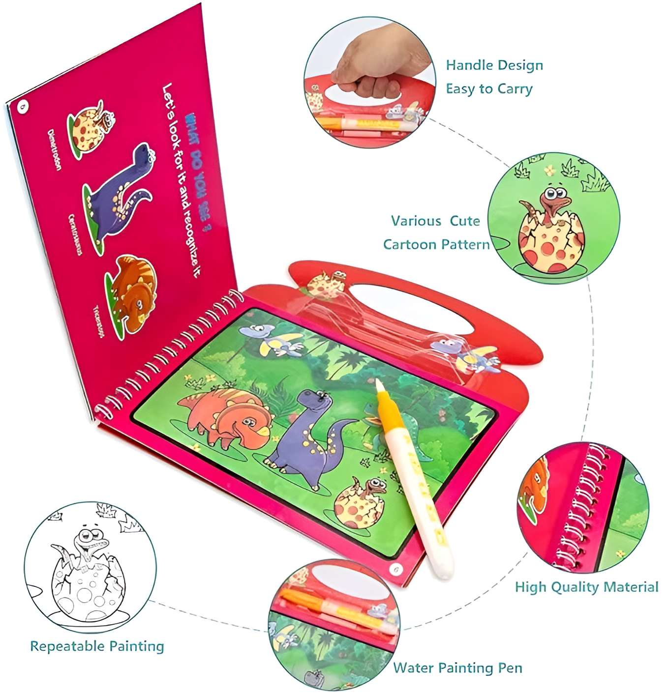 Reusable Water Painting Book, Pack of 1