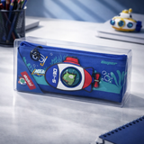 Spaceship Pencil Case/Pouch, with Zipper Closure
