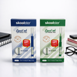 Liquid Ink Roller Pen 0.5mm, Pack of 24, Smooth Quick-Dry Writing Pens for Office, School, Professionals & Exams