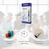 Liquid Ink Roller Pen 0.5mm, Pack of 24, Smooth Quick-Dry Writing Pens for Office, School, Professionals & Exams
