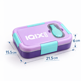 Leakproof Stainless Steel Bento Lunch Box with Built-in Cutlery | Insulated 3-Compartment Meal Box for Kids & Adults