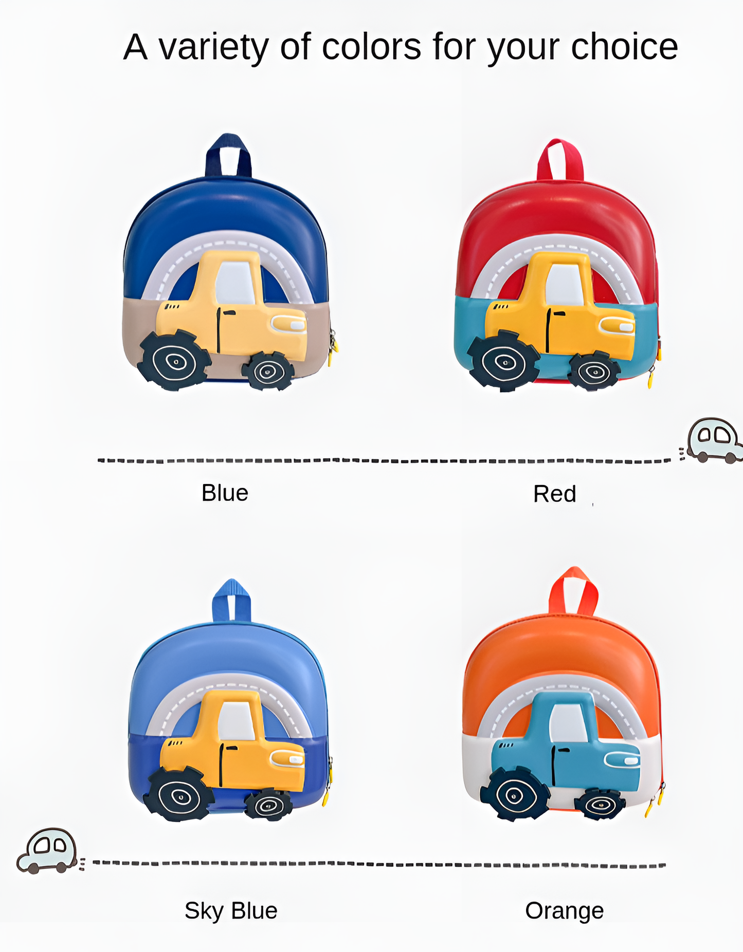 Kids 3D Cartoon Backpack, Lightweight Waterproof School Bag