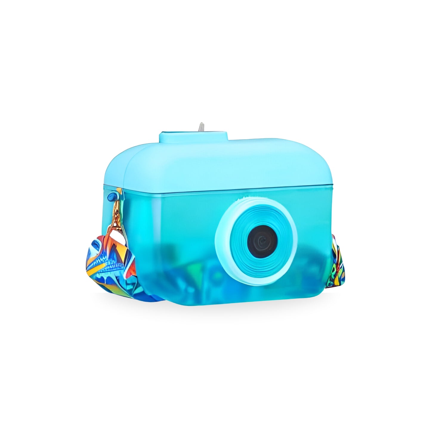 Camera Shaped Kid's Water Bottle – BPA-Free, Leak-Proof