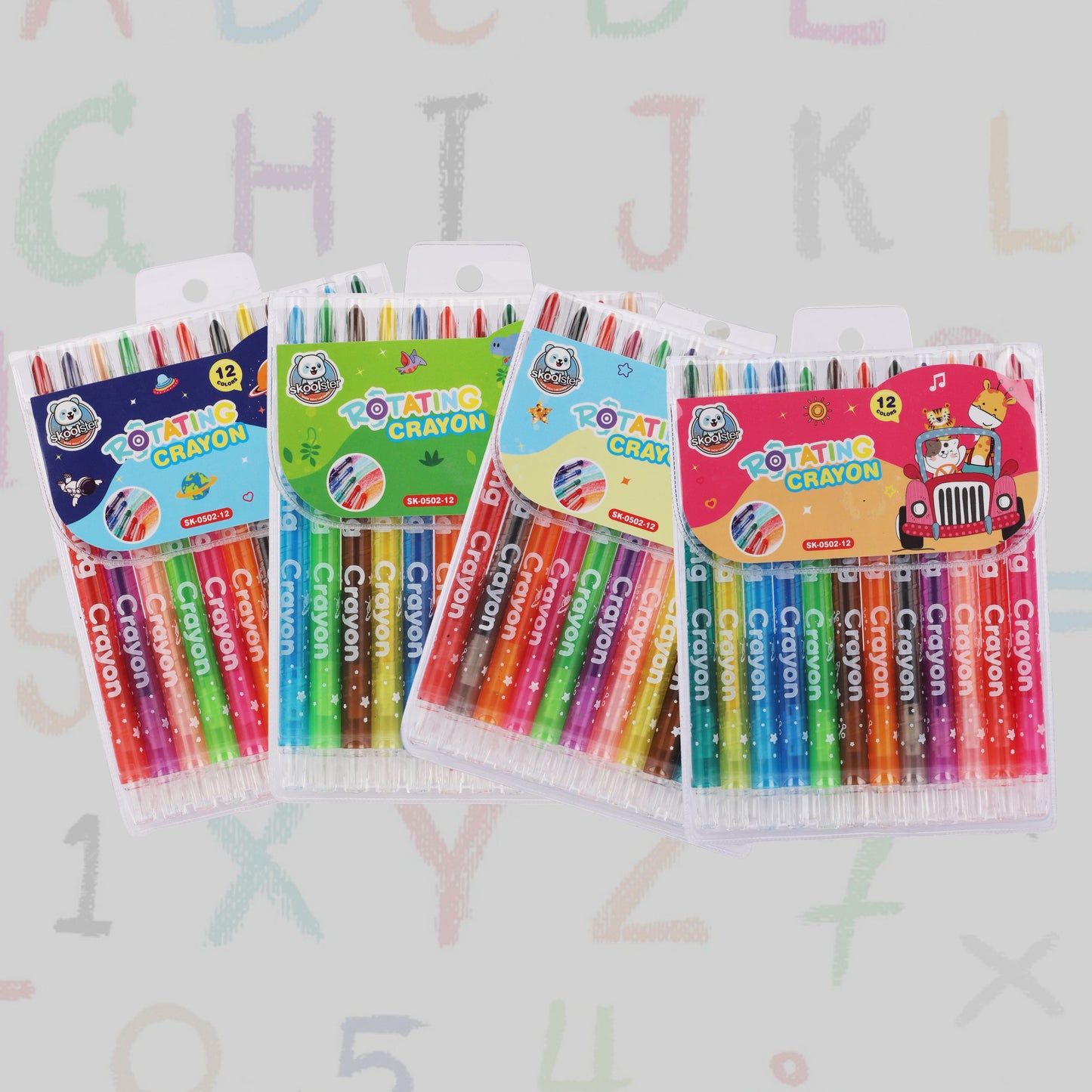 Twist crayons 12 shades