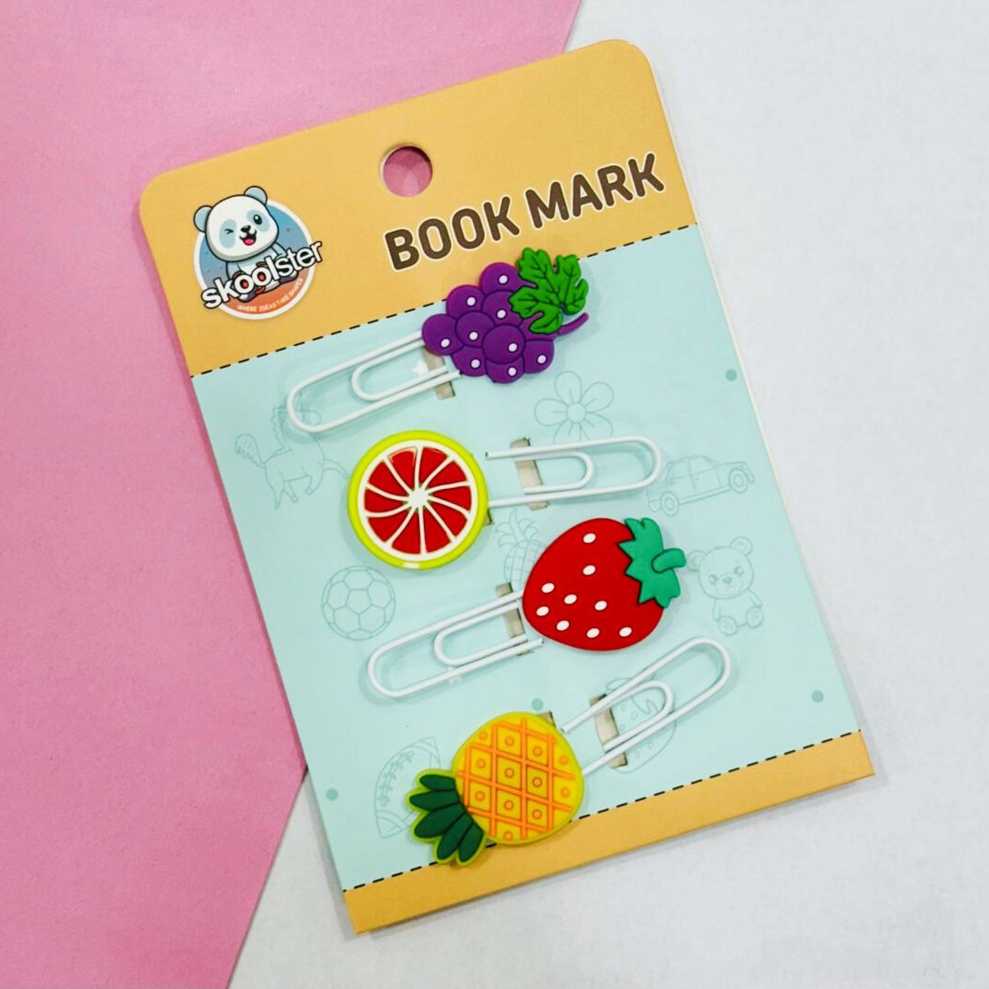 Cute Bookmarks for Kids (1 Pack, 4 Pieces)