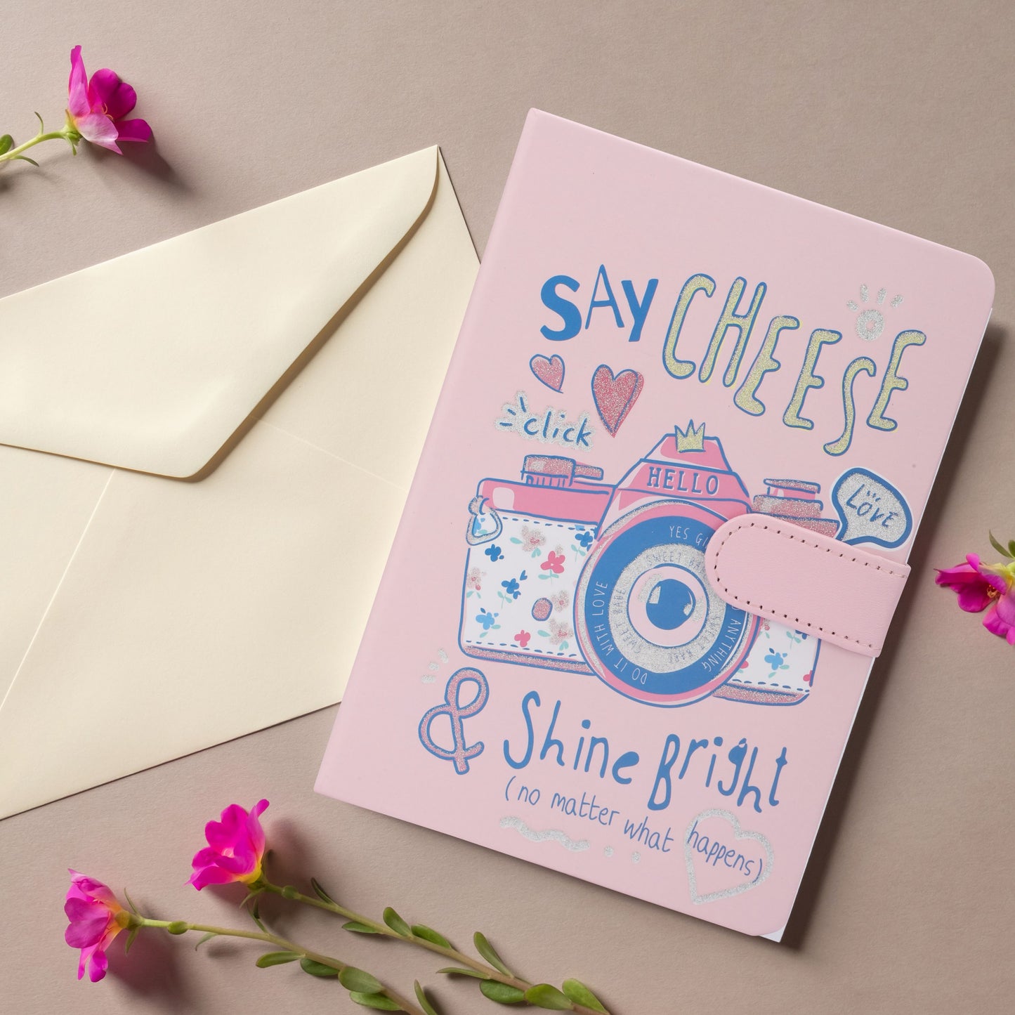 Premium Buckle Notebook with Aesthetic cover