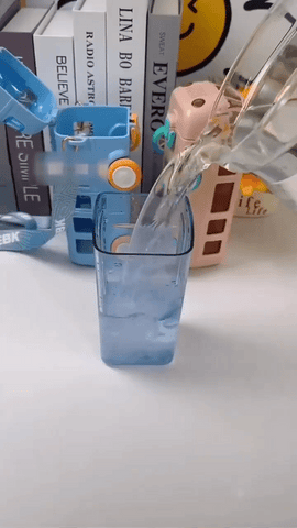 Bus Shaped kids water Bottle, 500 ML, Leak Proof, BPA Free