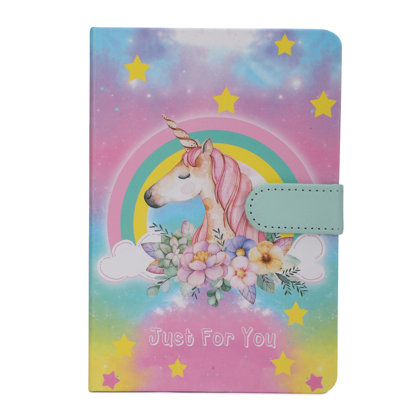 Premium Buckle Notebook A5 Unicorn