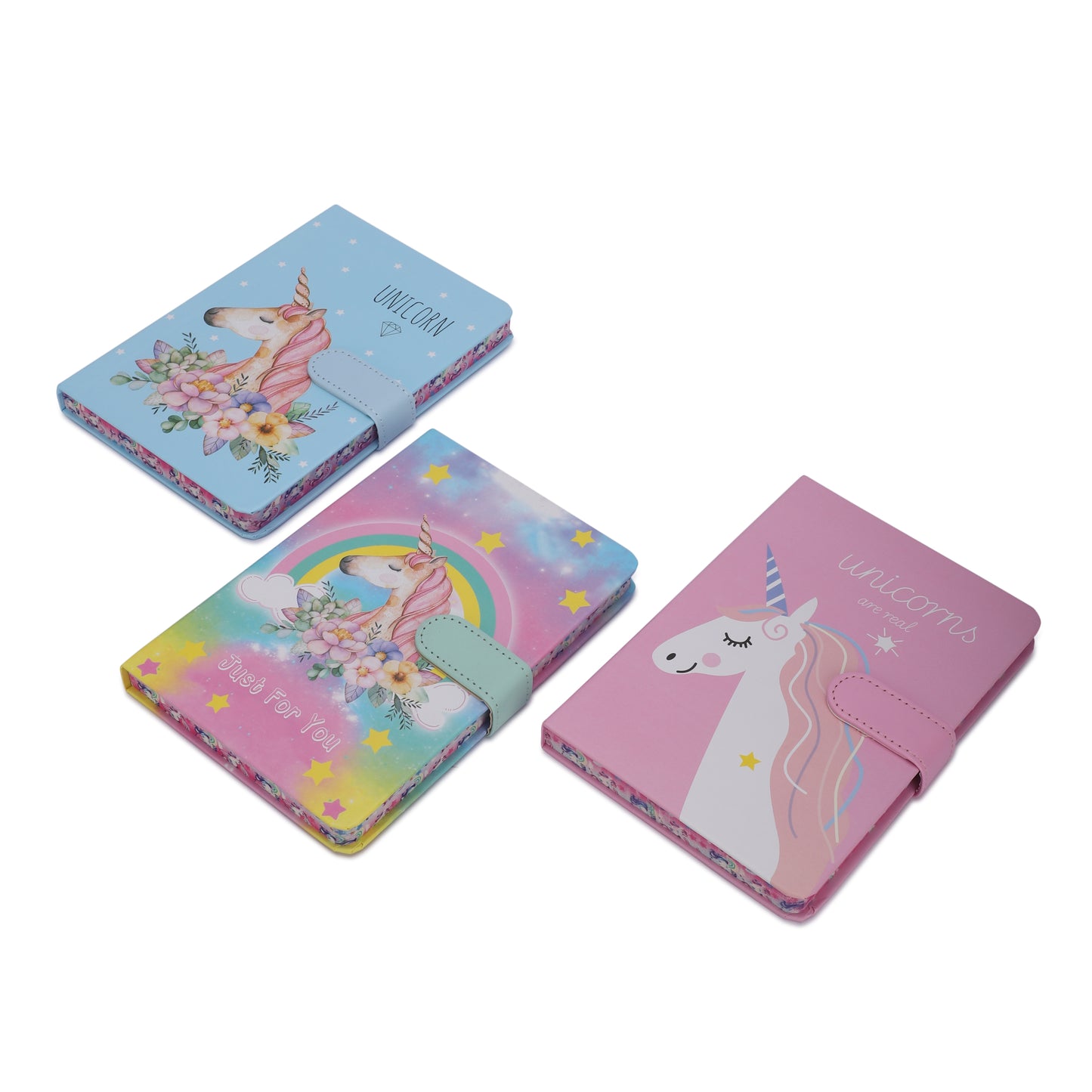 Premium Buckle Notebook A5 Unicorn
