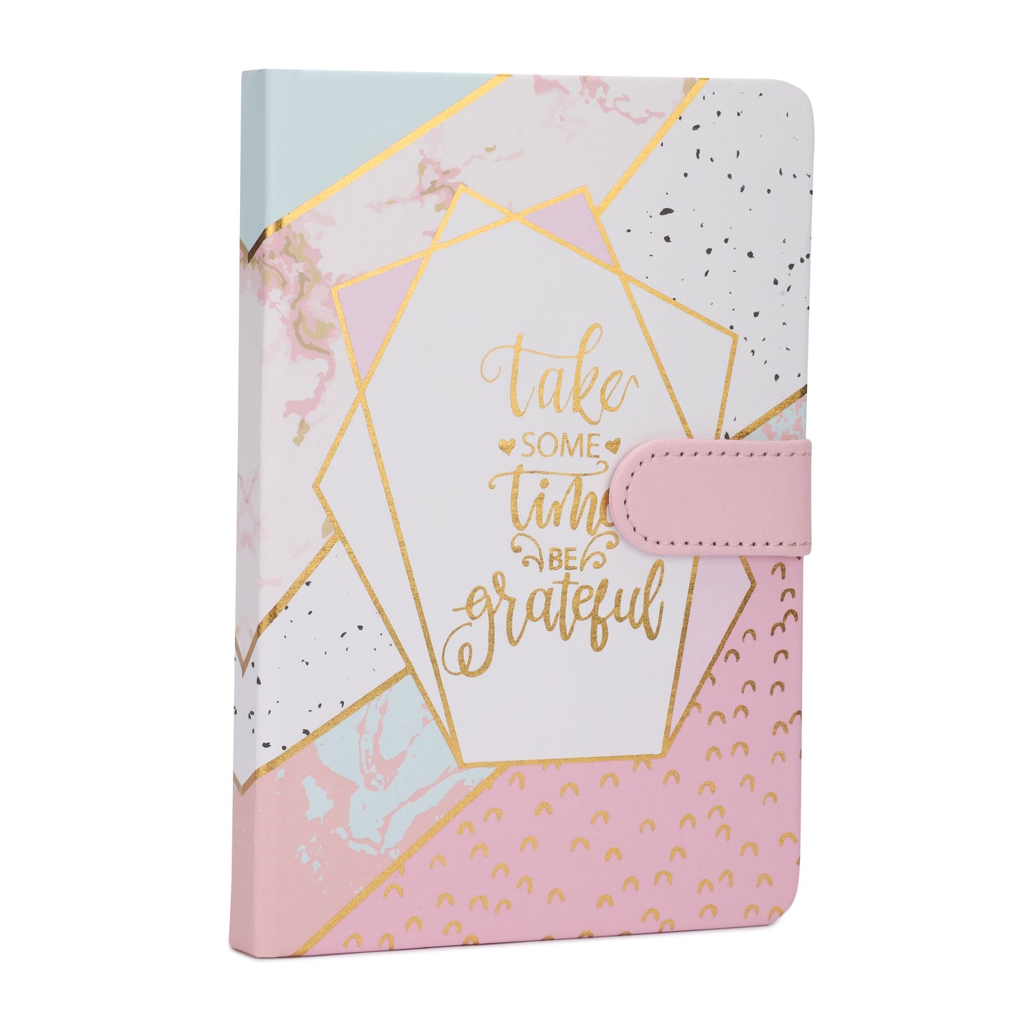 Premium Buckle Notebook A5 with motivational quotes
