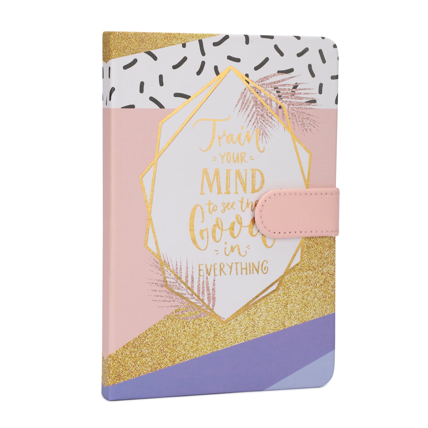 Premium Buckle Notebook A5 with motivational quotes