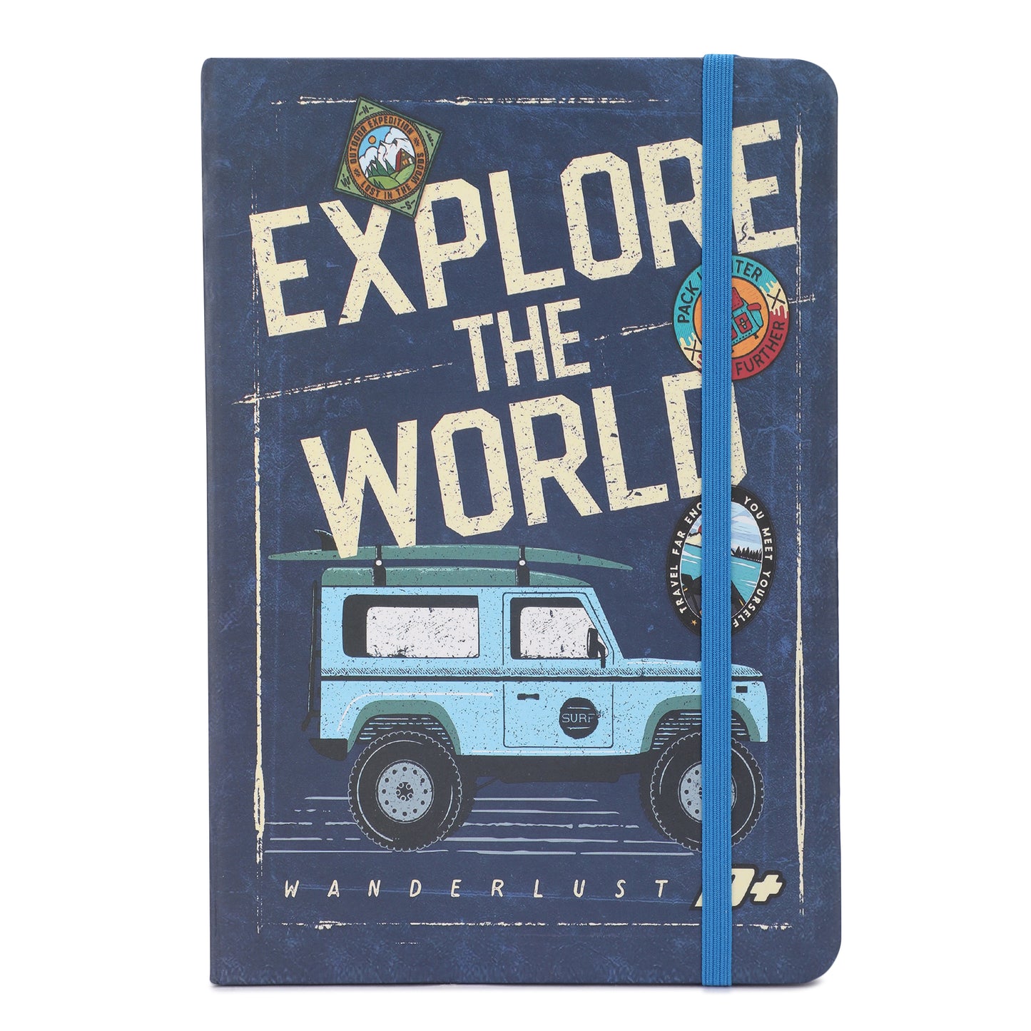 Premium hardbound Notebook A5 with Elastic band