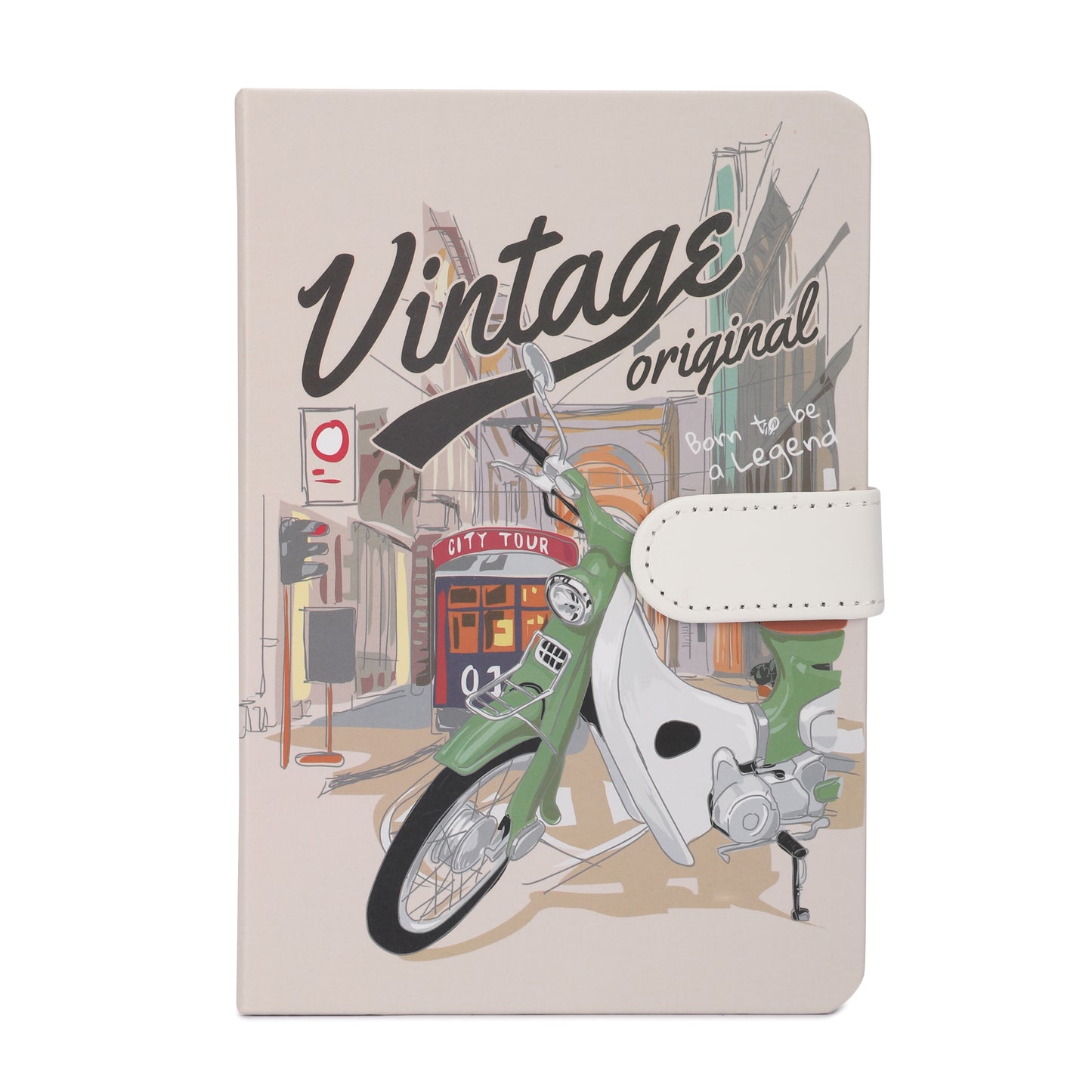 Premium Buckle Notebook A5 for travel enthusiast
