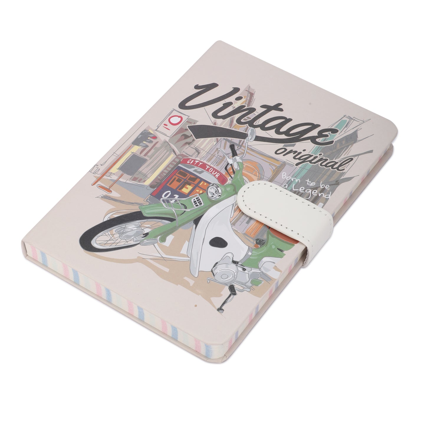 Premium Buckle Notebook A5 for travel enthusiast