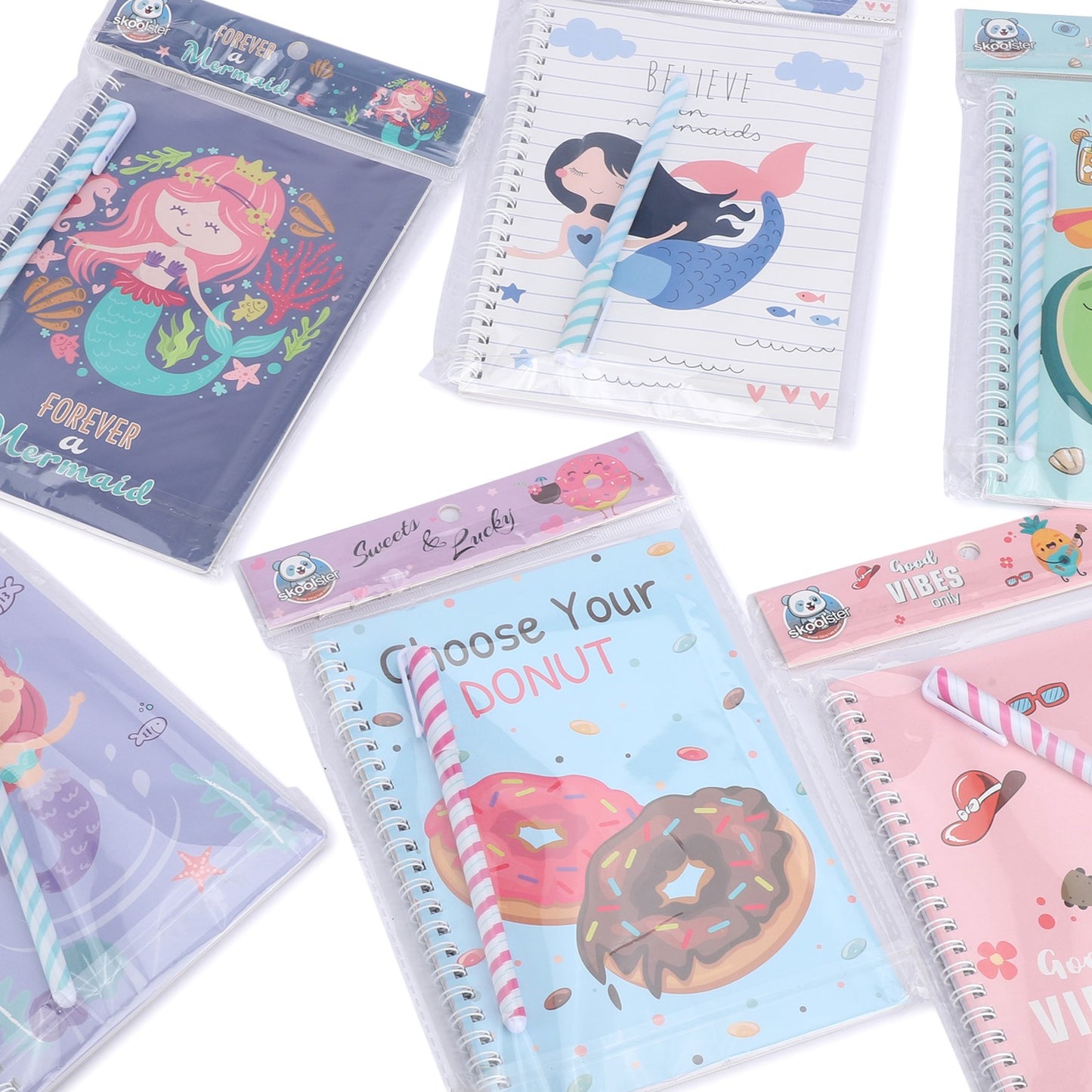 Premium Spiral Diaries with Matching Pens ( Set of 2 assorted)