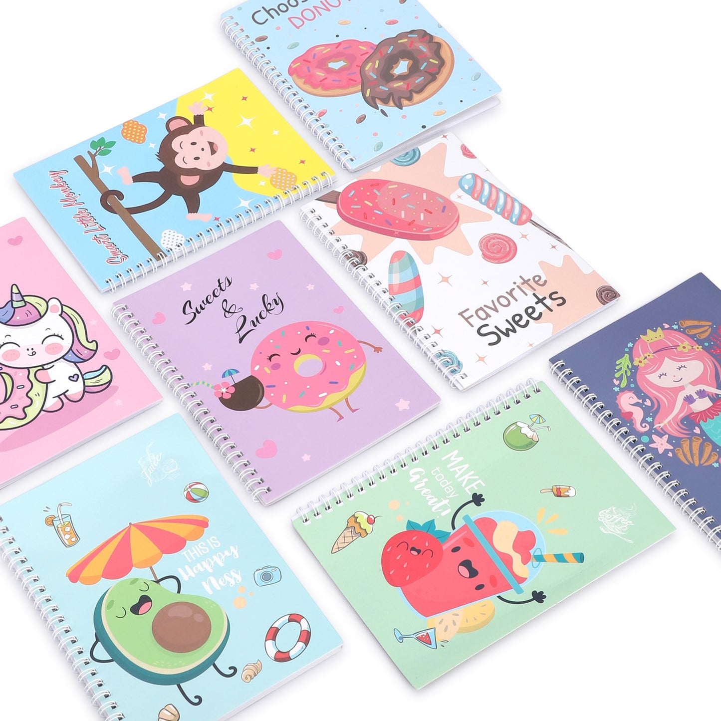 Premium Spiral Diaries with Matching Pens ( Set of 2 assorted)