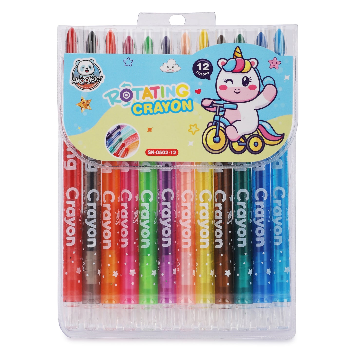 Twist crayons 12 shades