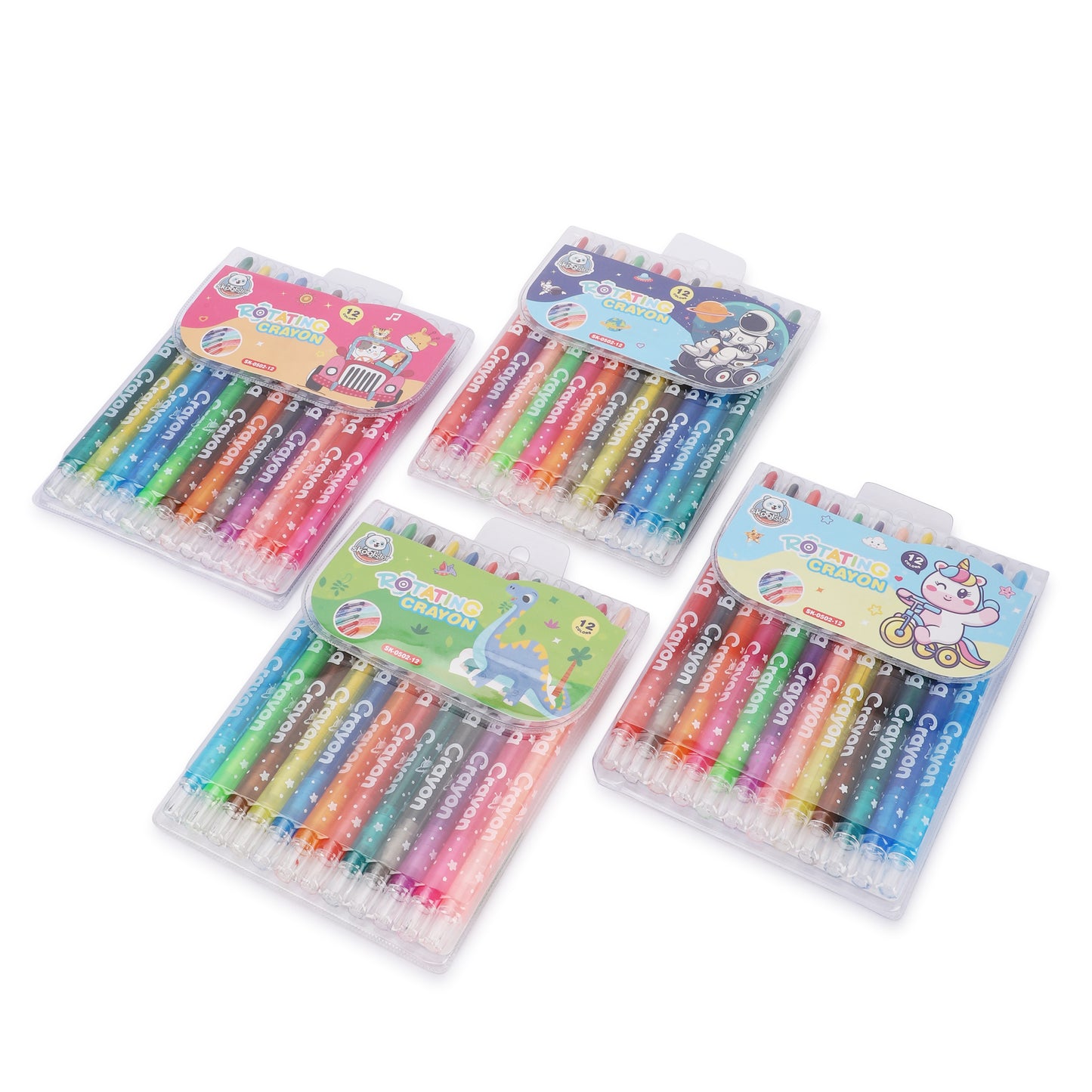Twist crayons 12 shades