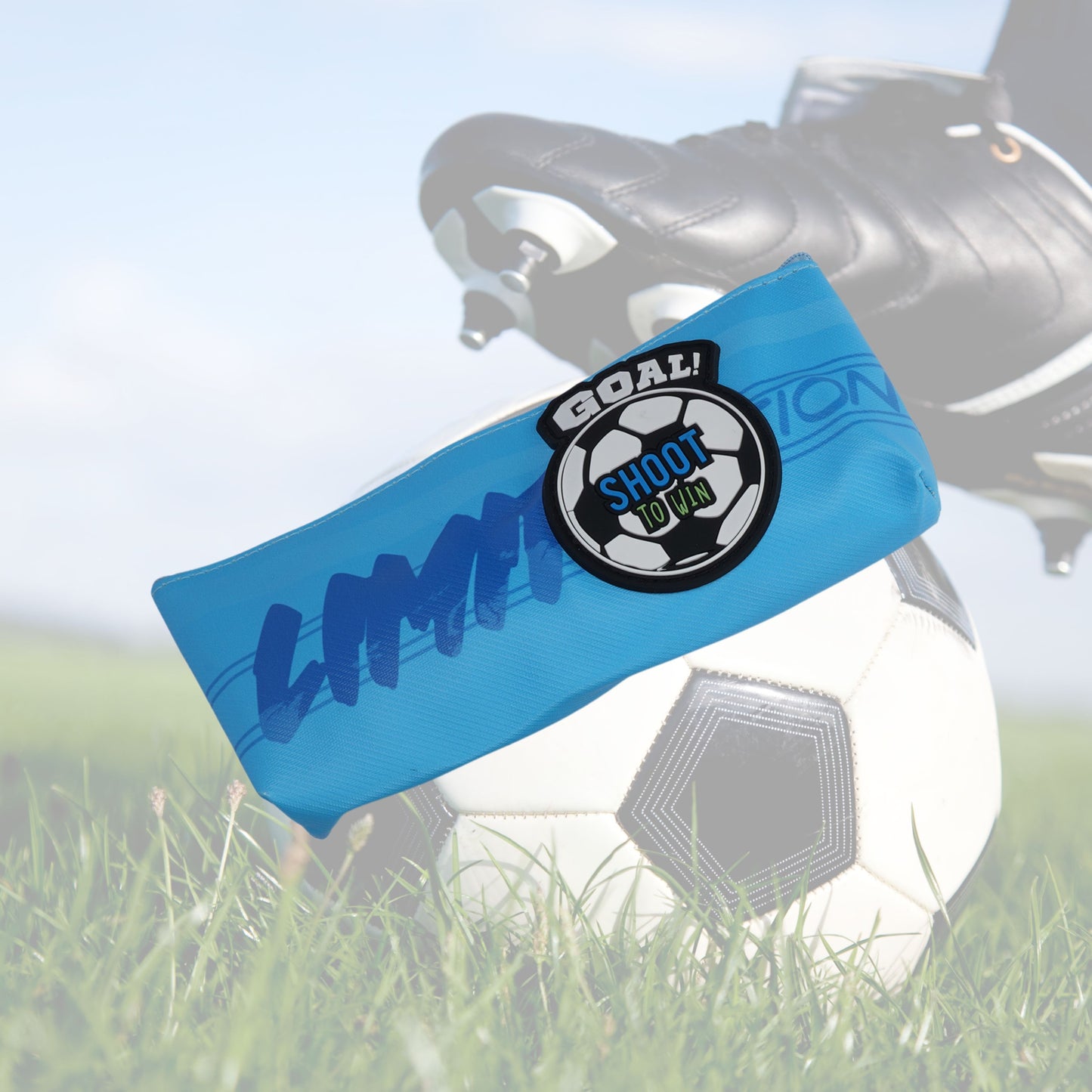 Football Pencil Case/Pouch, with Zipper closure