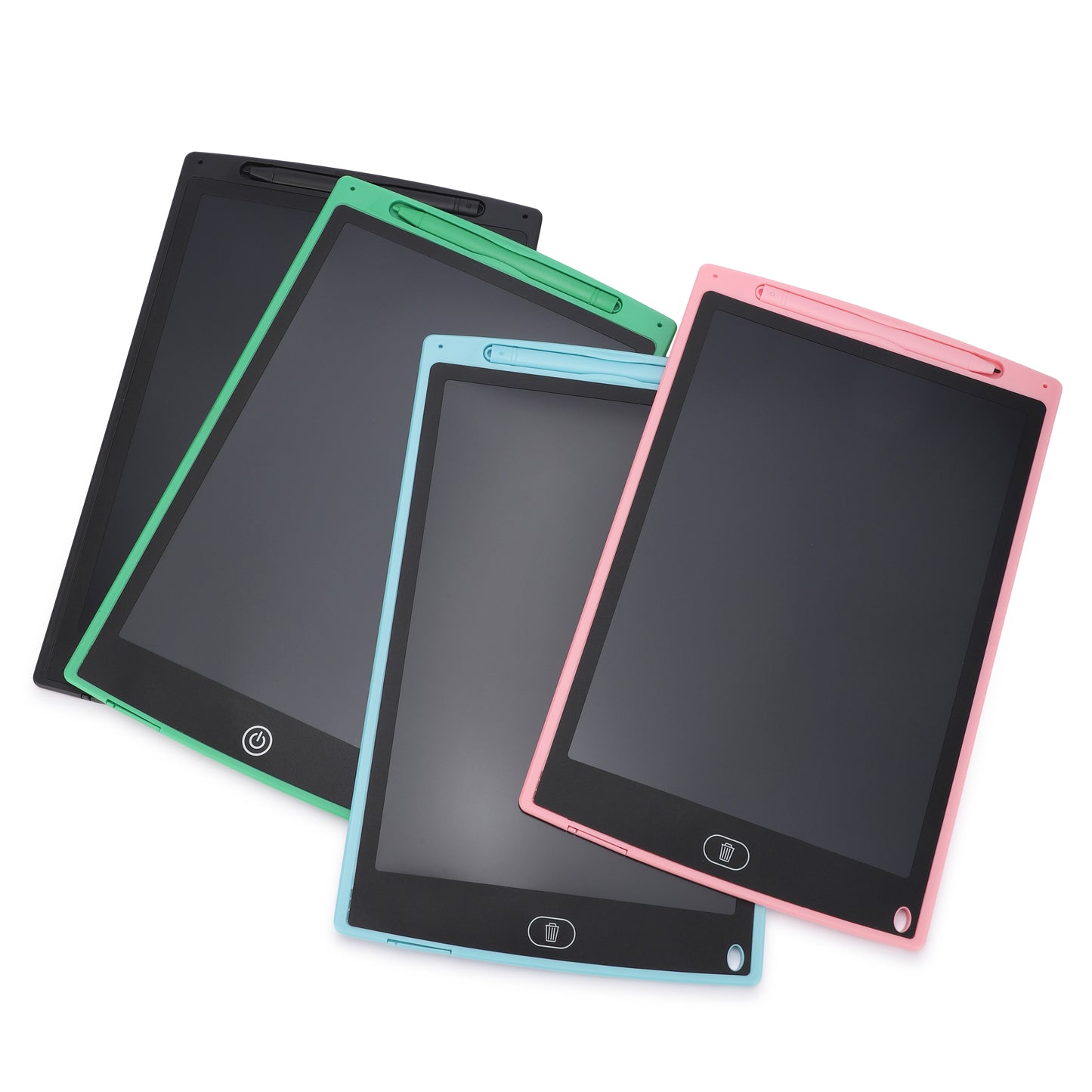 LCD writing tablet 12" inch with stylus pen and rainbow display screen
