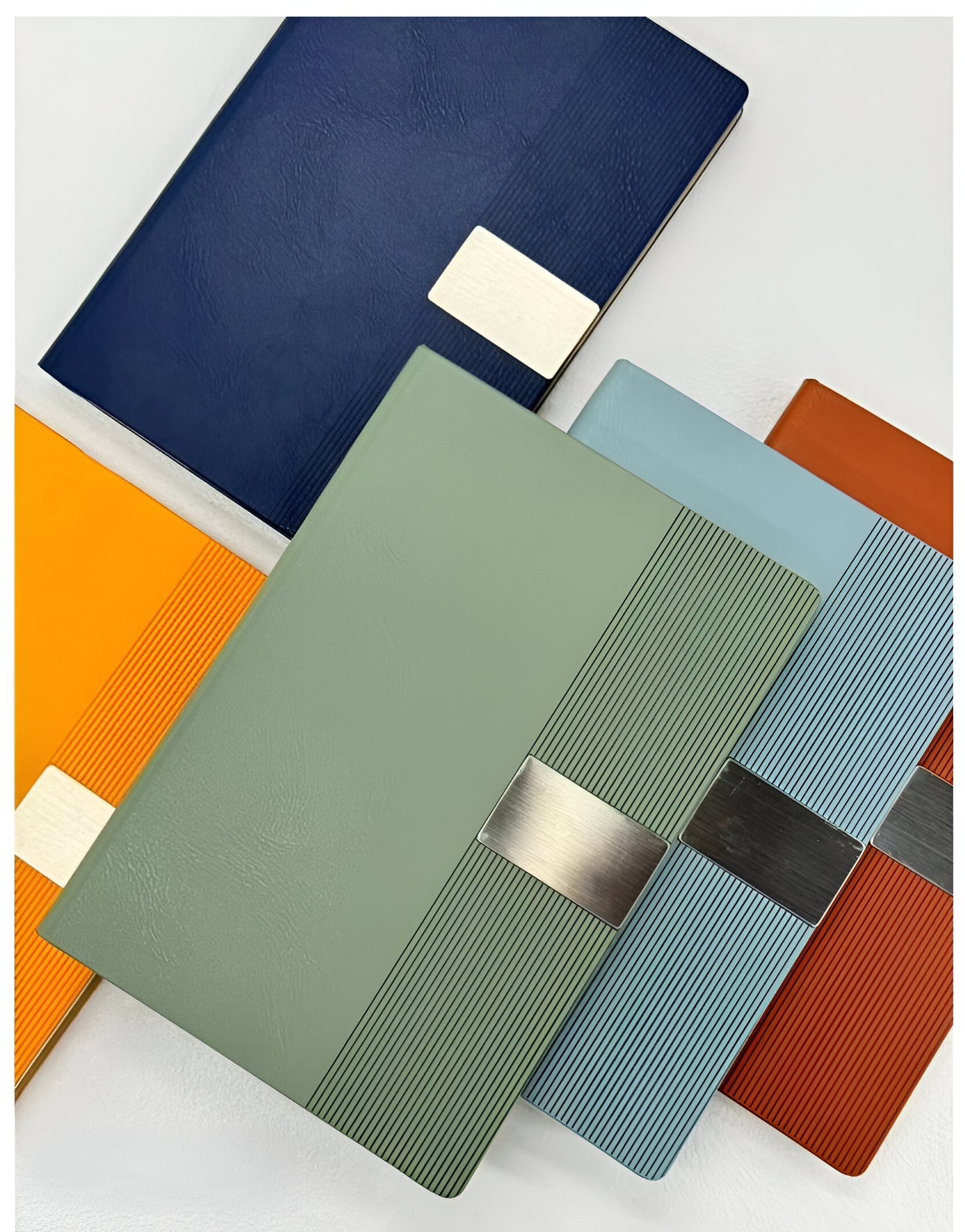 Premium A5 Leather Finish Notebook with Metal Clasp