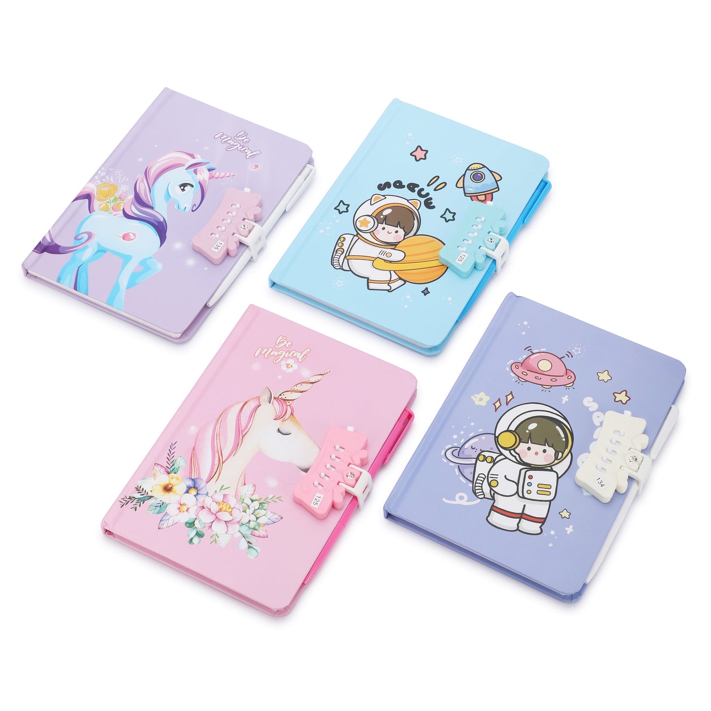 Number Lock Notebook A5 with pen