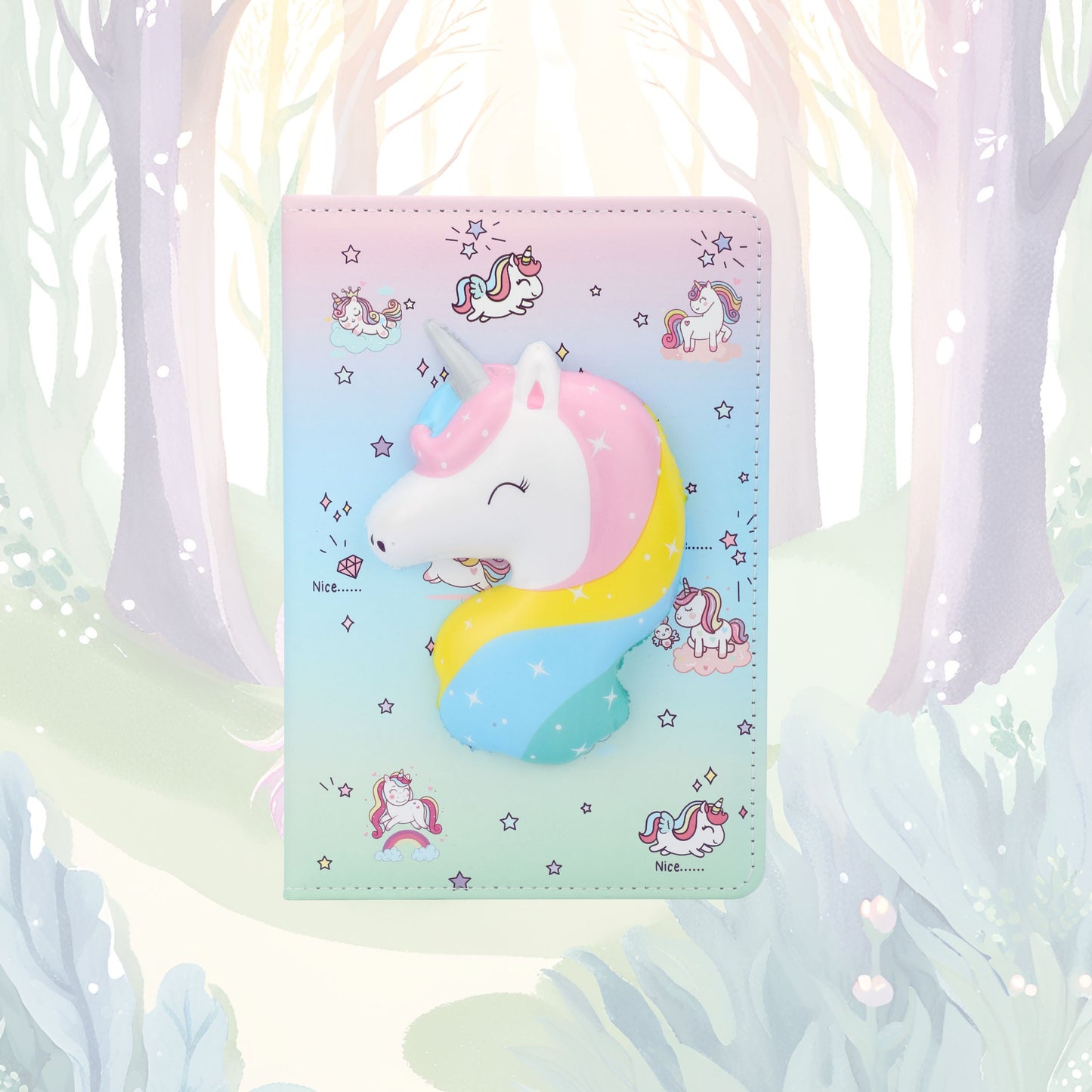Premium 3D Squishy Character Notebook A5