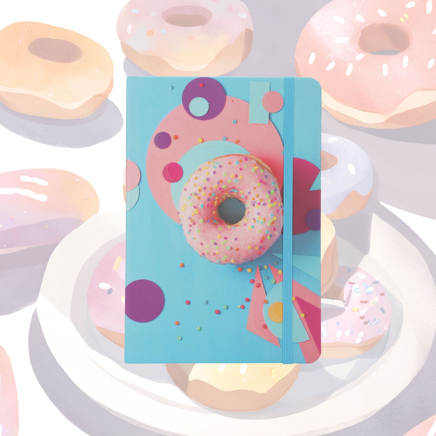 Premium hardbound Notebook with Elastic band