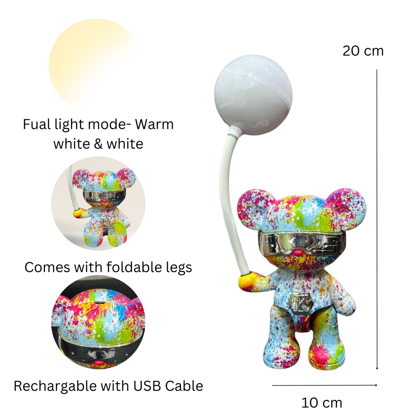 Premium bear table lamp