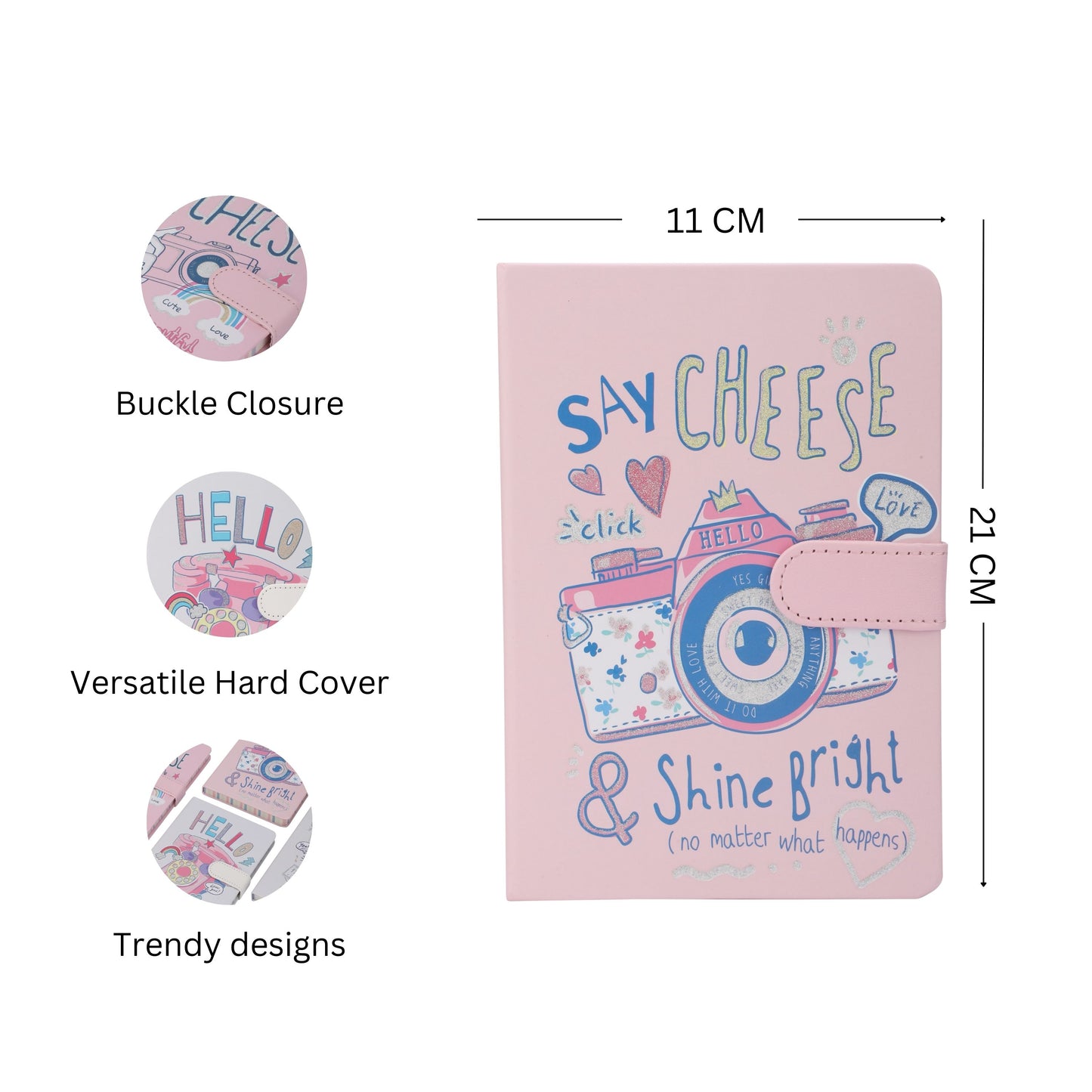 Premium Buckle Notebook with Aesthetic cover