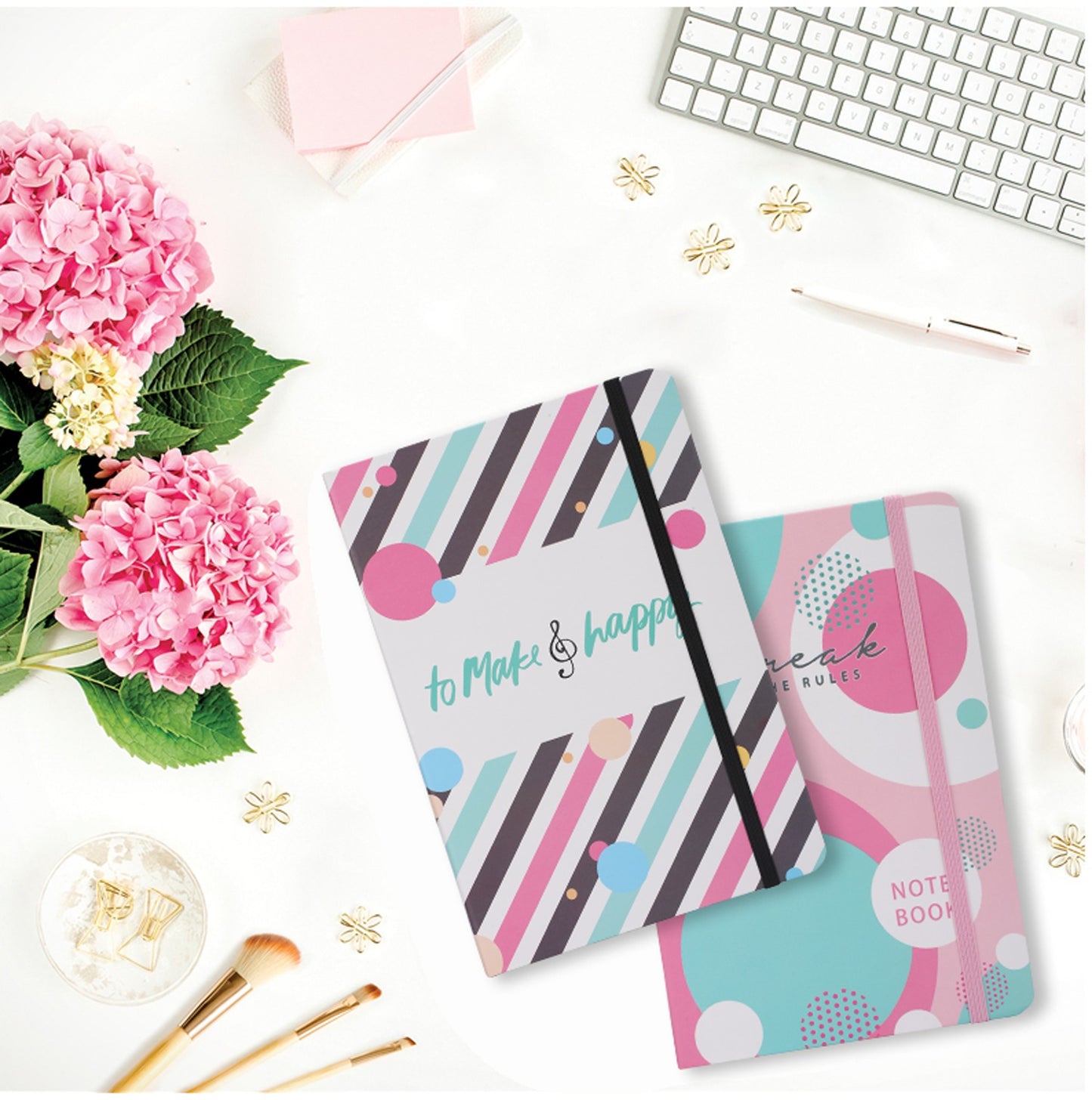 Premium hardbound NoteBook with Elastic band