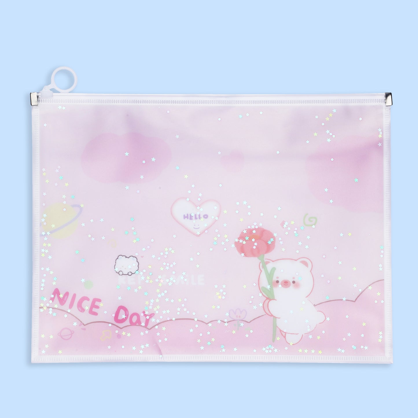 Documents folder with zip closure | A4 size ( Pack of 4 )