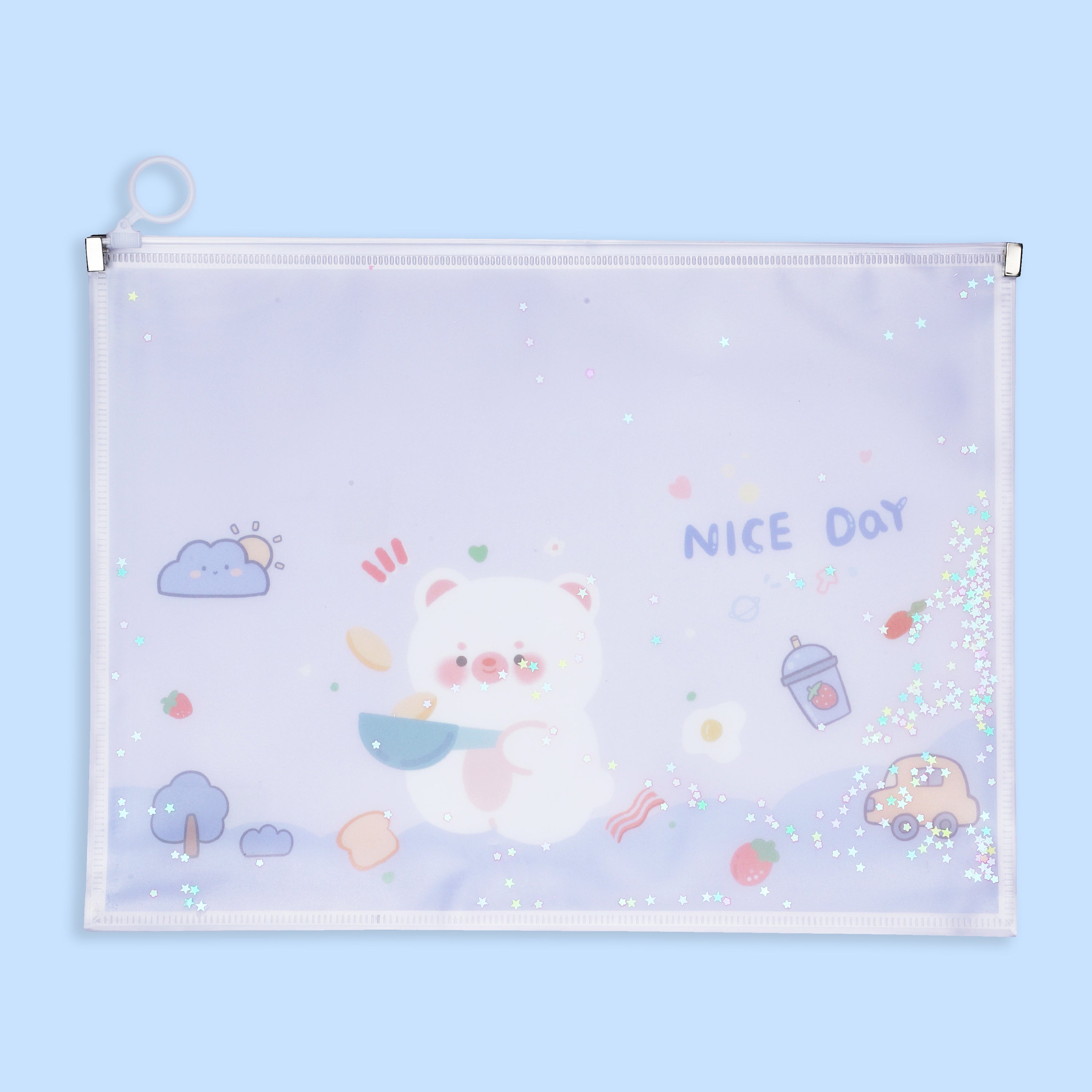 Documents folder with zip closure | A5 size ( Pack of 4 )