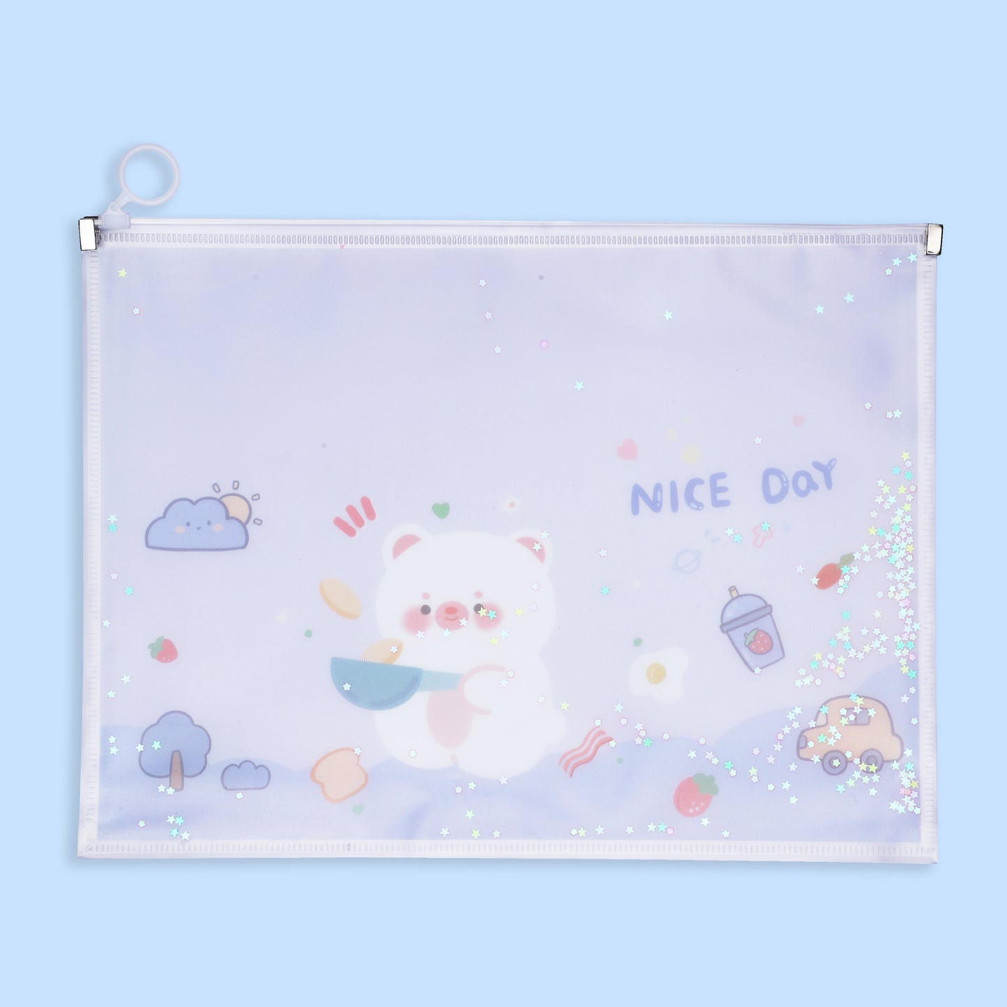 Documents folder with zip closure | A4 size ( Pack of 4 )