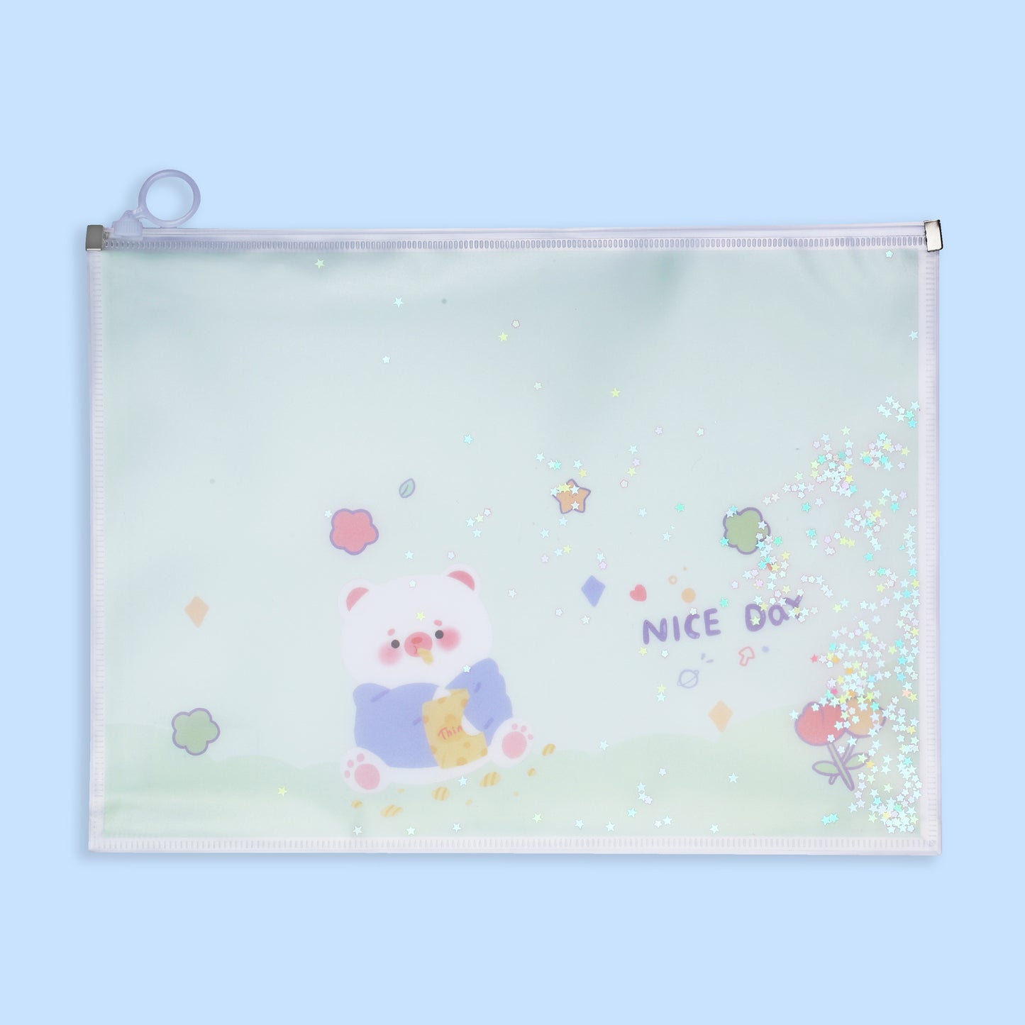 Documents folder with zip closure | A4 size ( Pack of 4 )