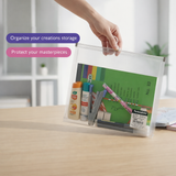 Documents folder with zip closure | A5 size ( Pack of 4 )