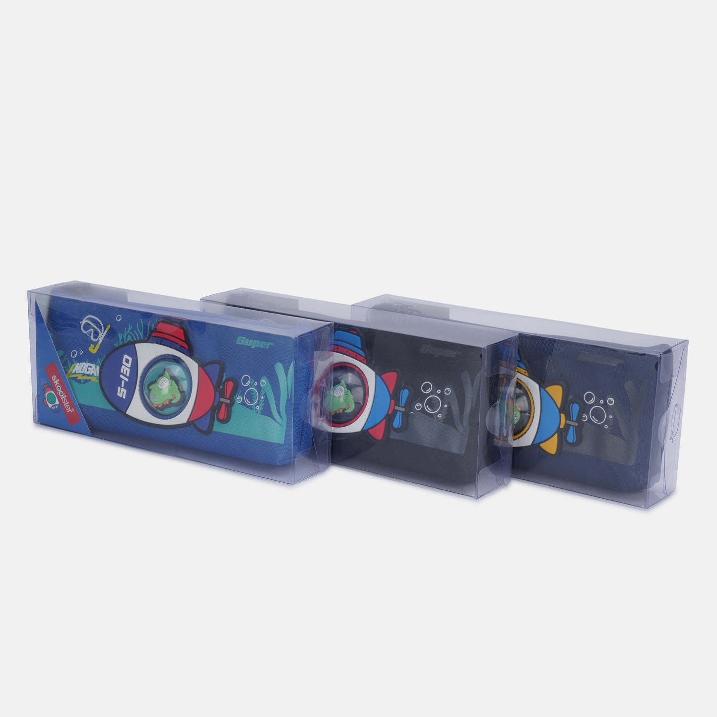 Spaceship Pencil Case/Pouch, with Zipper Closure