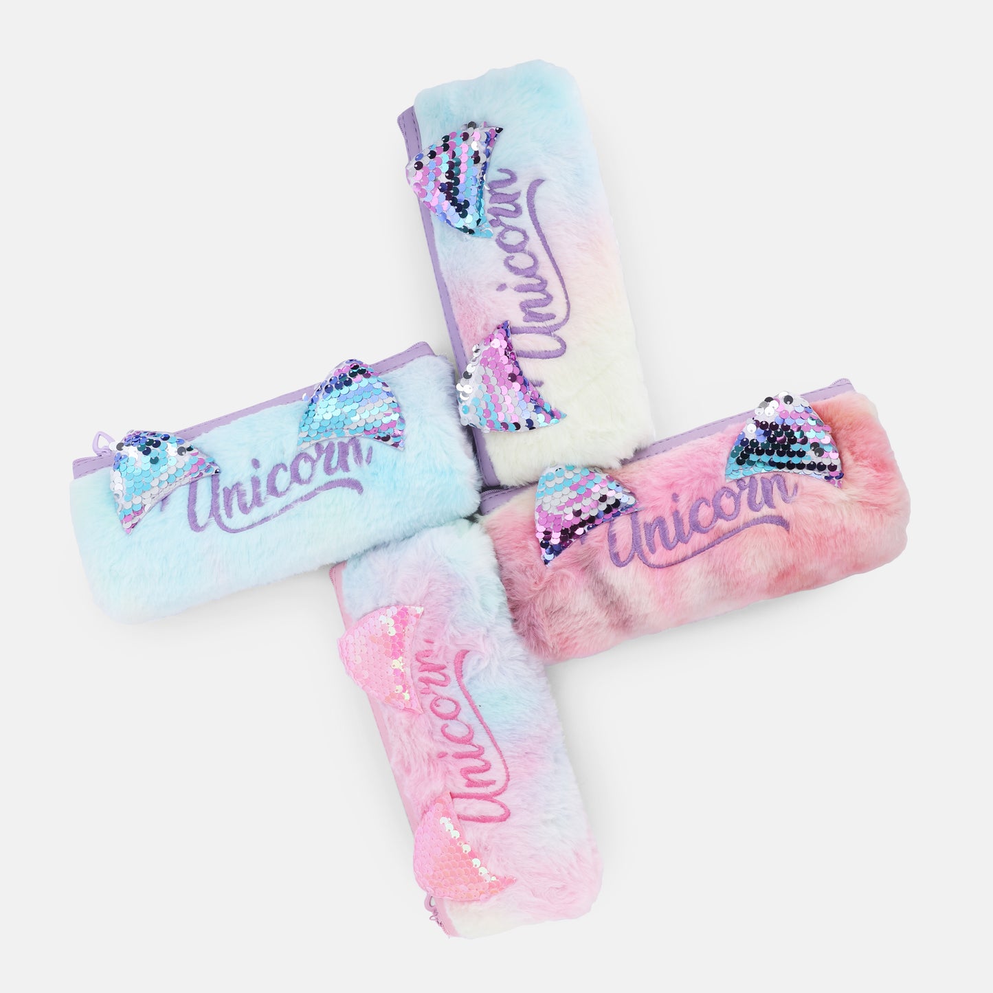 Premium Unicorn Furry Pencil Case/Pouch