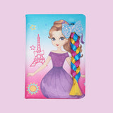 Princess Notebook A5 with faux Hair