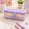 Unicorn Pencil Case for Girls – Large Capacity Double Zipper Stationery Organizer with Holographic Pocket, Cute School Pencil Pouch