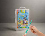 Twist crayons 12 shades with premium hard box