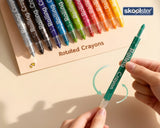 Twist crayons12 shades