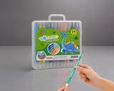 Twist crayons24 shades with premium hard box