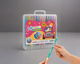 Twist crayons24 shades with premium hard box