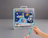 Twist crayons24 shades with premium hard box