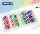 Twist crayons24 shades with premium hard box