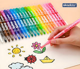 Twist crayons24 shades with premium hard box