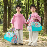 Cute Travel Duffle Bag | Cartoon Weekender Bag with Handle | Lightweight Storage Bag for School & Trips