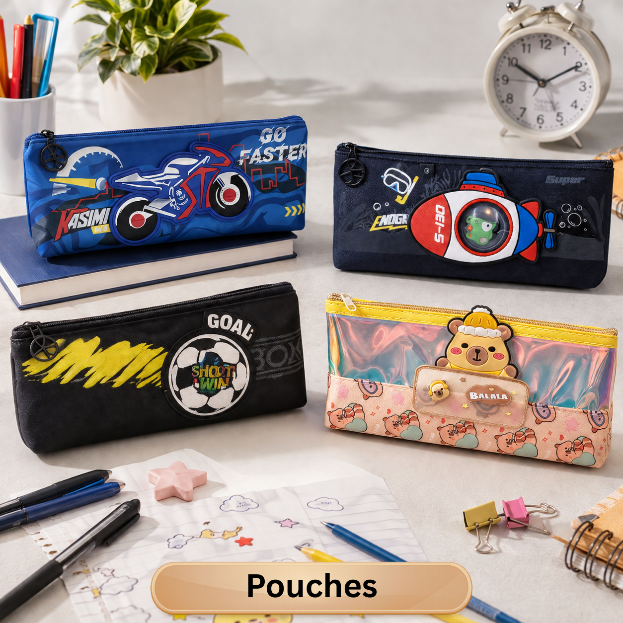 POUCHES