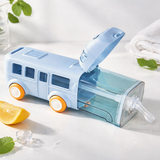 Bus Shaped kids water Bottle, 500 ML, Leak Proof, BPA Free